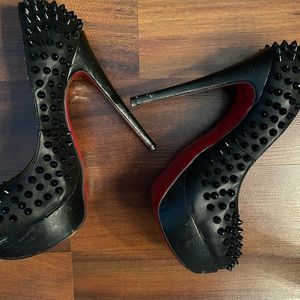 Black Spiked Christian Louboutin
